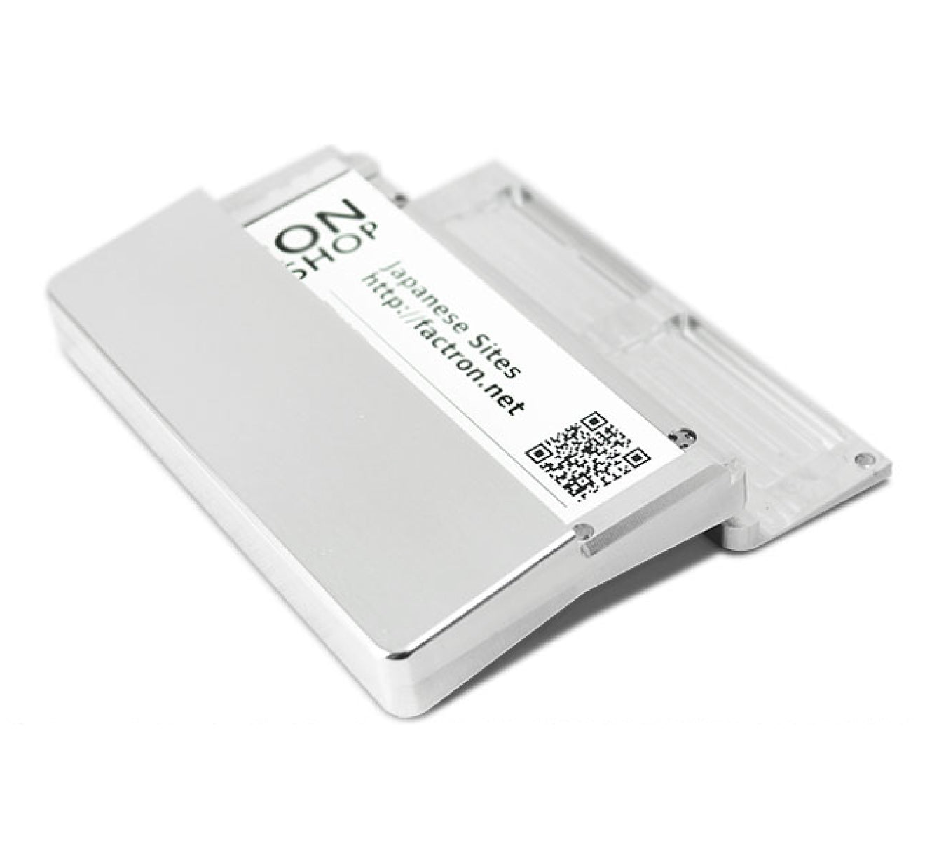 Card Case Parallel Shiny Silver