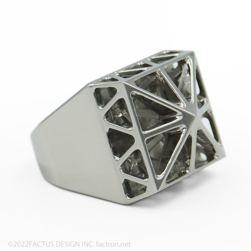 5AXIS Milling Ring Cubebrige 純チタニウム