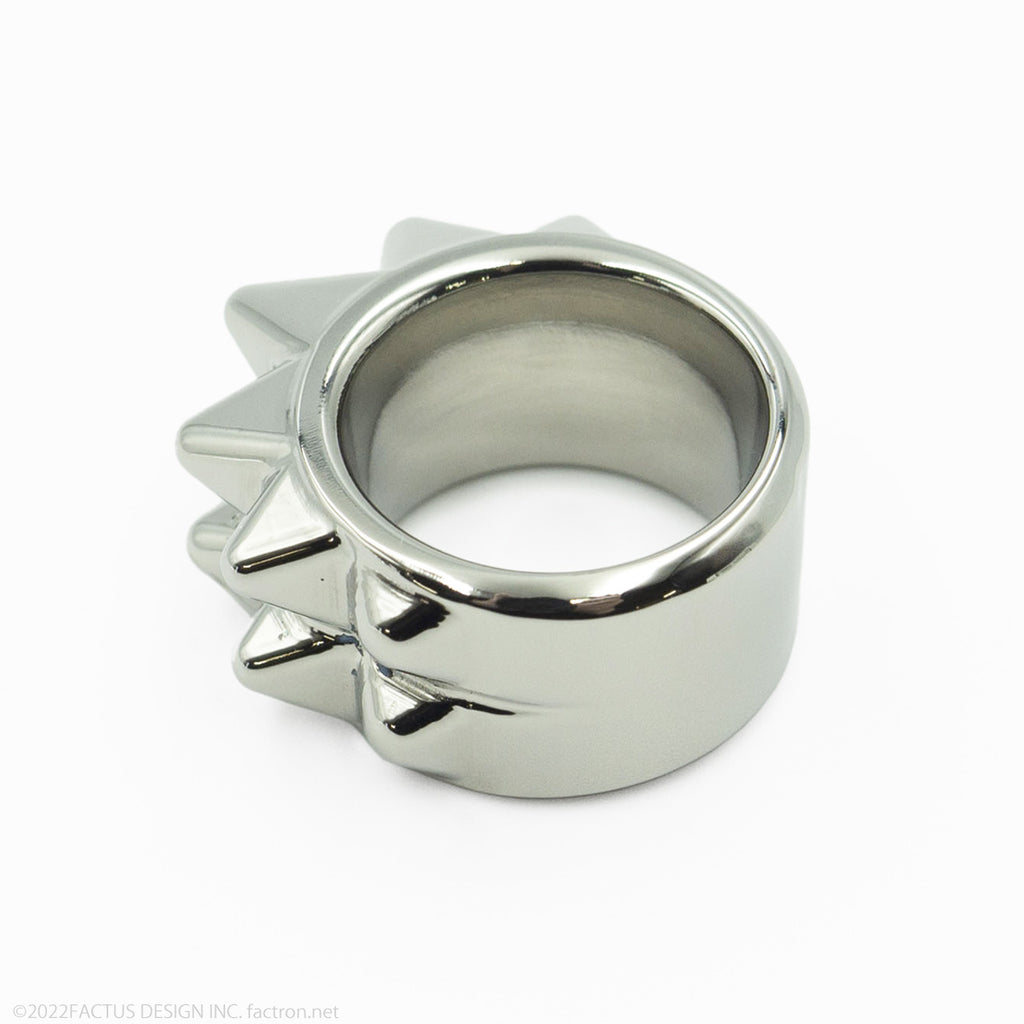5-Axis Milling Ring Double Pyramid Pure Titanium