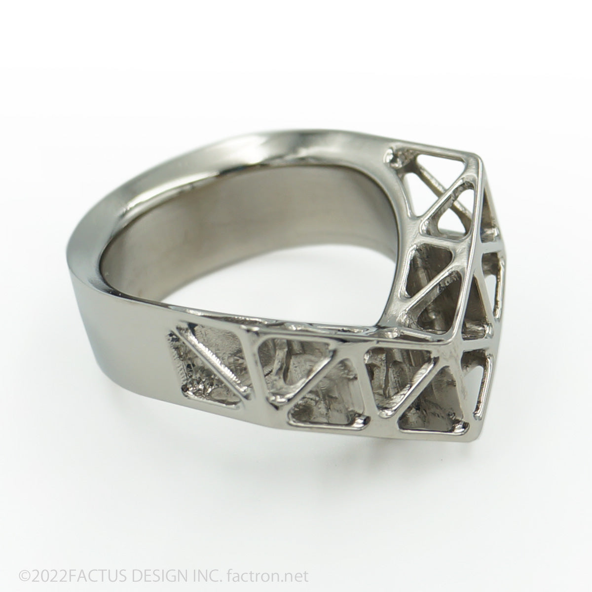 5-Axis Milling Ring Victory Bridge Surgical Stainless Steel 316L