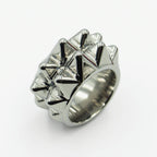 5-Axis Milling Ring Double Pyramid Pure Titanium