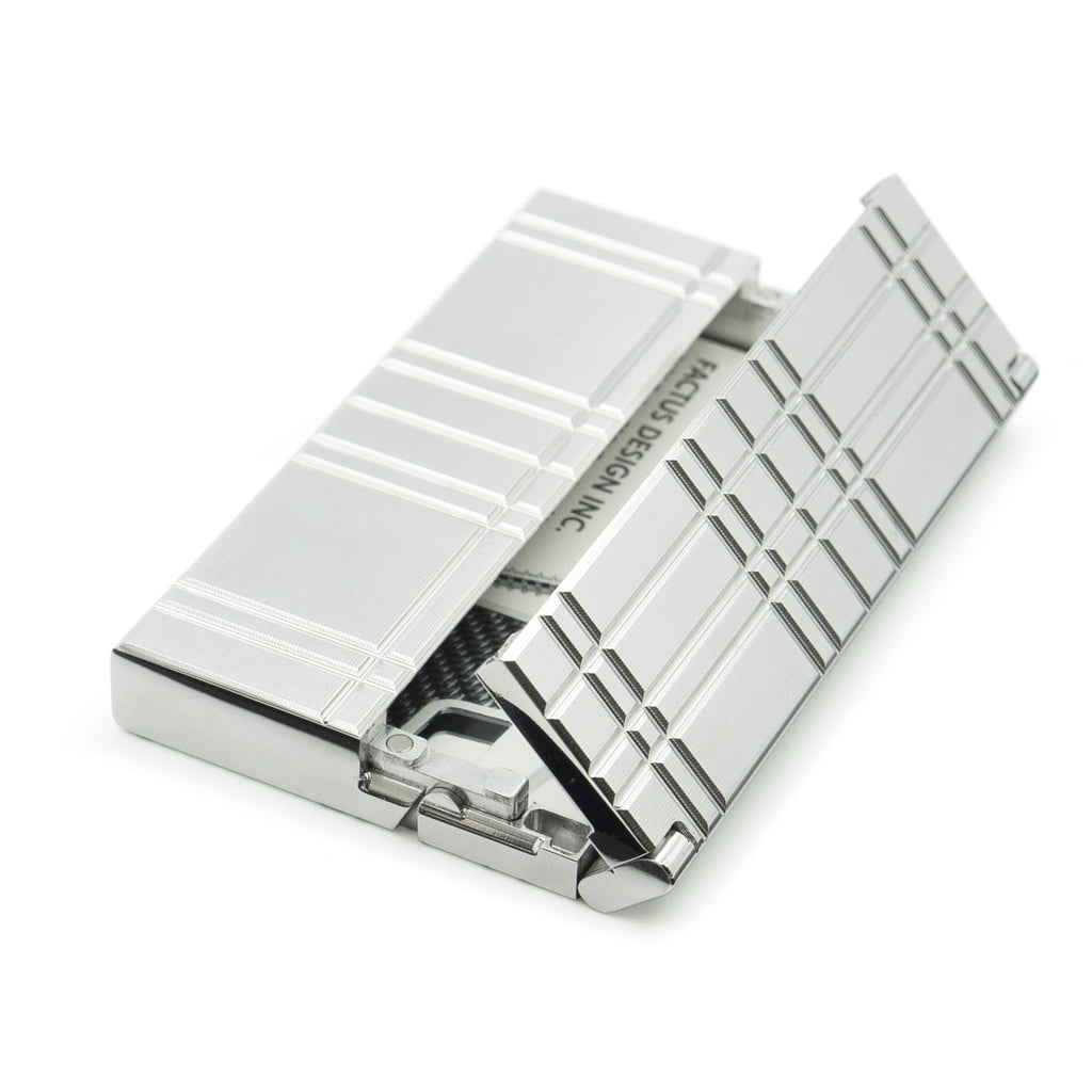 Card Case Geometry Plaid Check