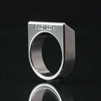 Jewelry Ring "Ruler Ring" Surgical Stainless Steel 316L