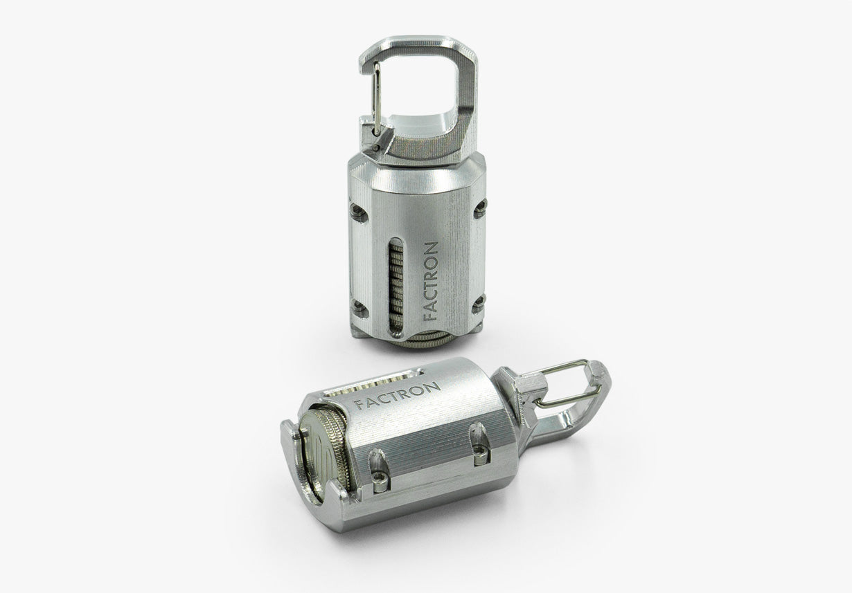 Coin Case Tank 2 Single 110 Shiny Silver Duralumin