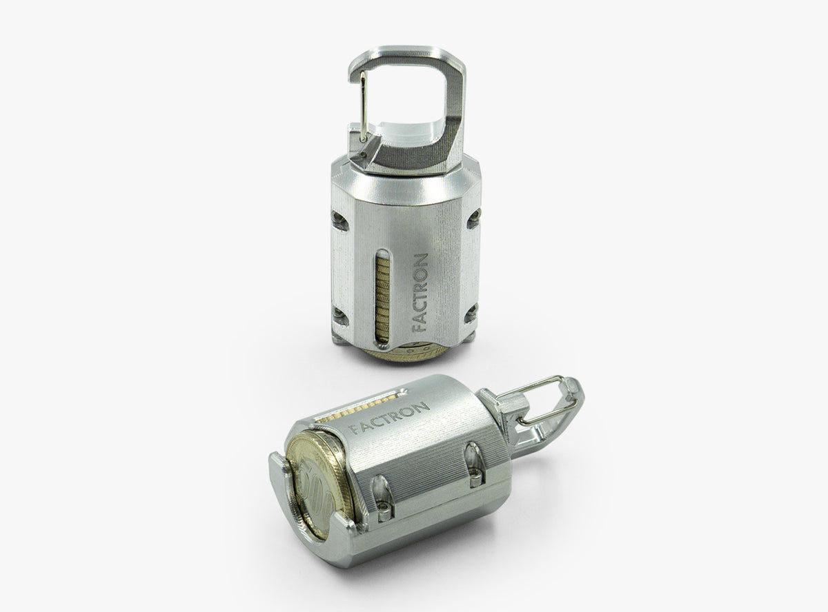 Coin Case Tank 2 Single 500 Shiny Silver Duralumin