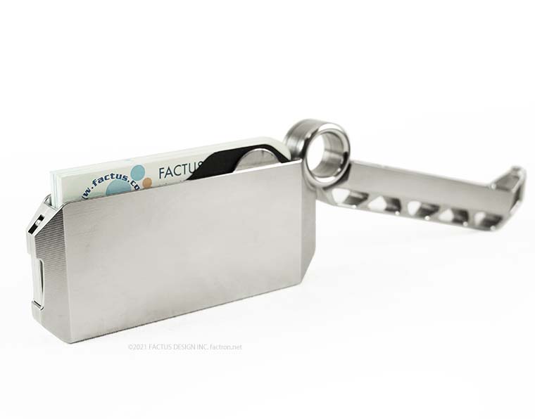 Card Case TRUSS Champagne Gold