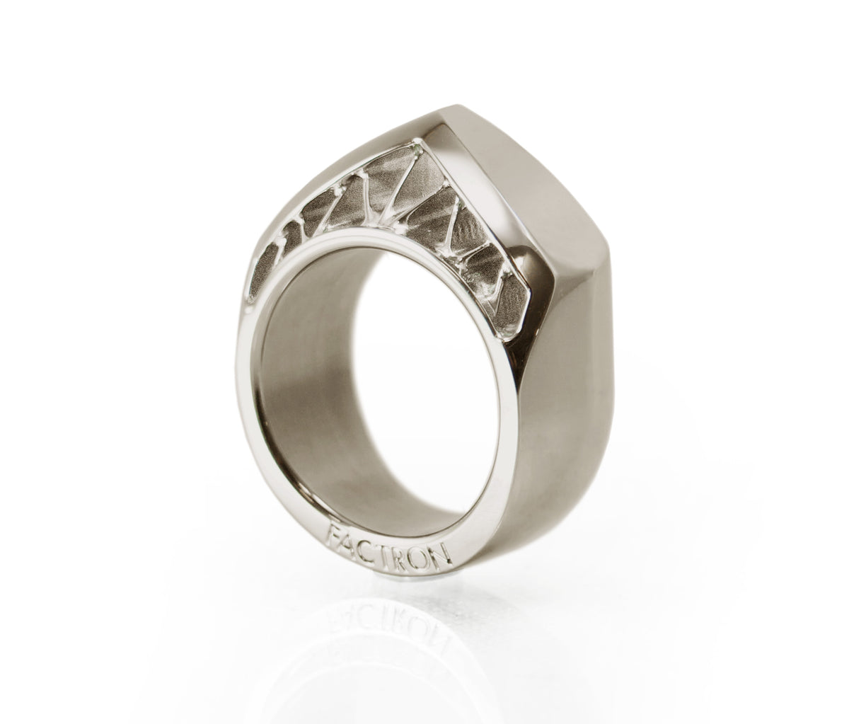 Jewelry Ring "TRUSS Ring 07" Pure Titanium