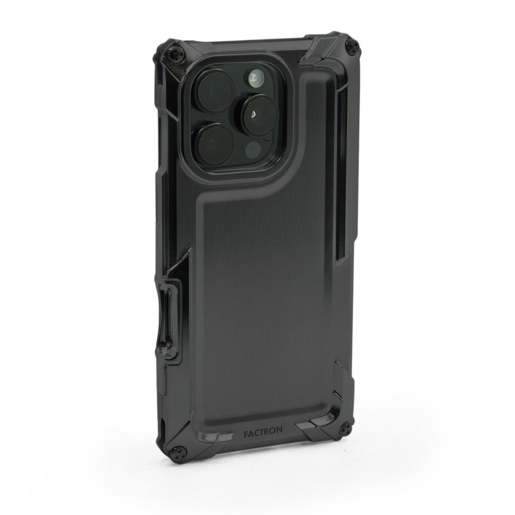 Quattro for iPhone 17Pro HD Black on Black Extra Super Duralumin