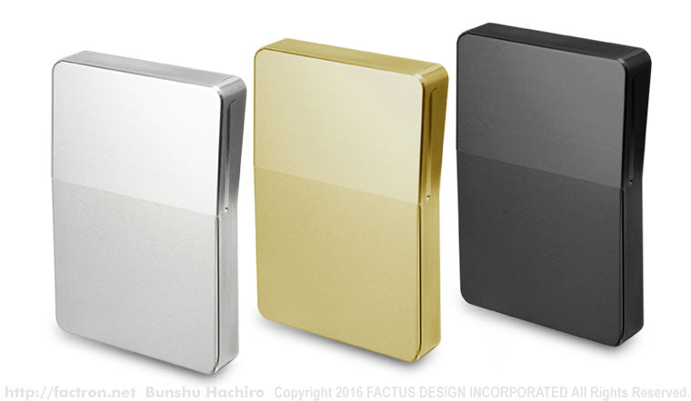 Card Case Parallel-T Shiny Silver